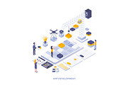 Modern isometric illustration, a Person Illustration by Creative Graphics (Thumbnail 2 of 12)