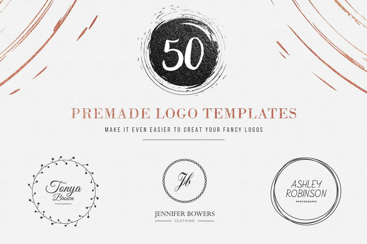 Feminine Logo Creator, a Branding & Logo Template by Pixavics (Photo 2 of 11)