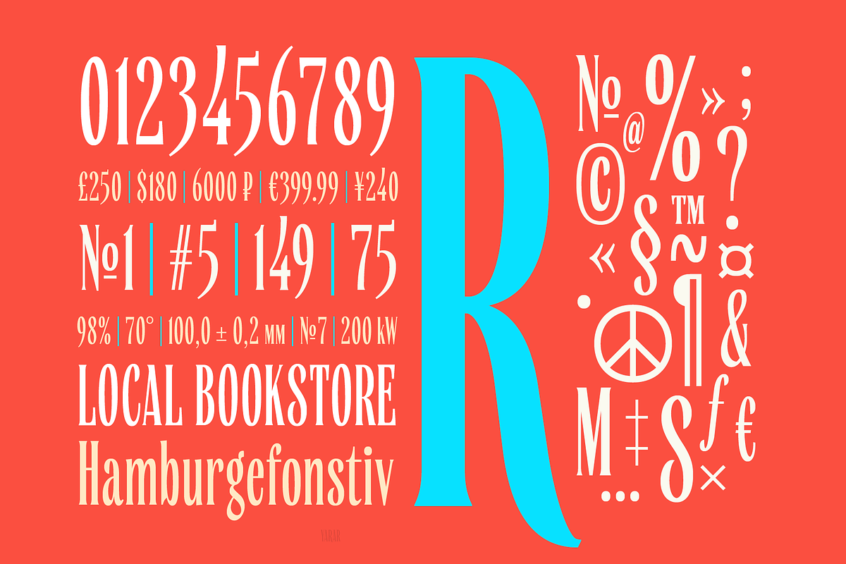 Yarar, a Serif Font by True Story Letterworks (Photo 4 of 11)