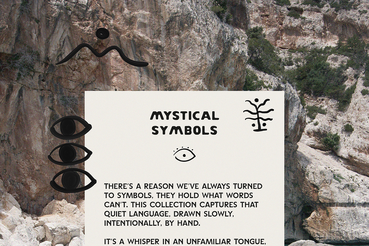 Mystical Symbols — Hand-Drawn Icons, a Decorative Illustration by Lana Elanor (Photo 2 of 9)