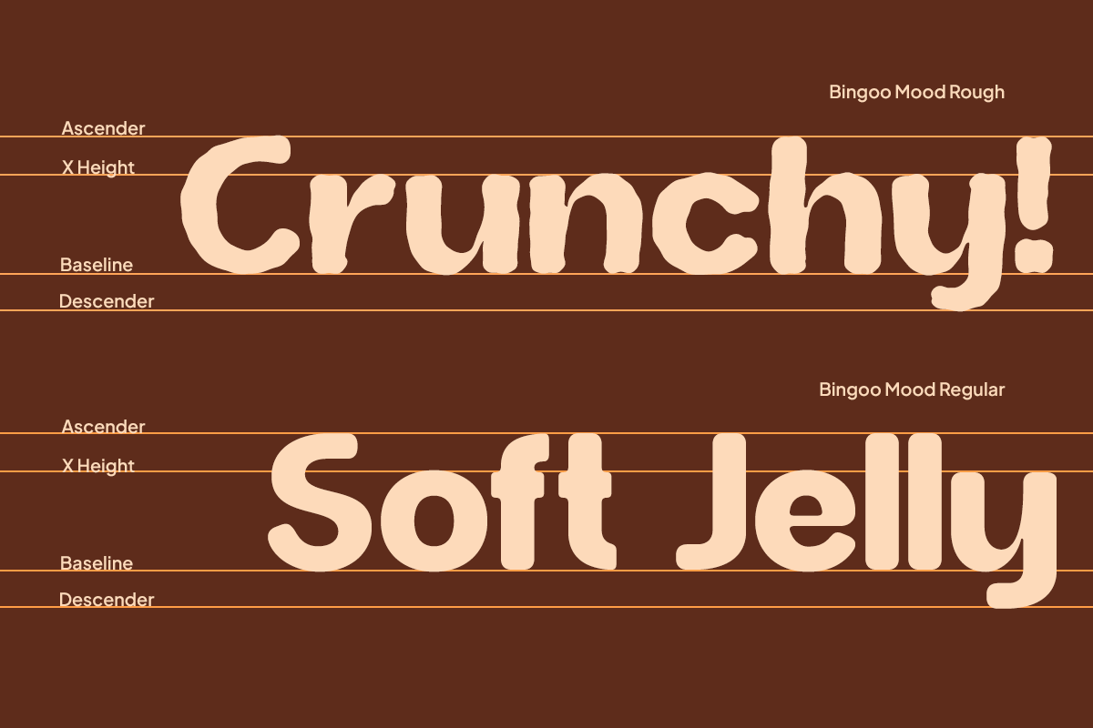 Bingo Mood - Food Fun Font, a Sans Serif Font by Pandeka Studio (Photo 2 of 10)
