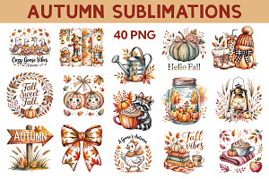 Cozy Fall Clipart & Seasonal Designs