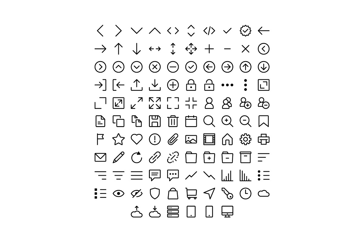 100+ Admin dashboard ui icon set, an Icon by Jacke__C (Photo 5 of 5)