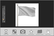 Standard Flag On Silver Pole Isolate, a Product Mockup by Bruno's Shop (Thumbnail 2 of 3)