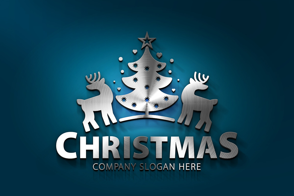 Merry Christmas Tree Logo, a Branding & Logo Template by Creative Dezing (Photo 3 of 7)