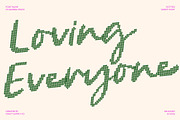 CS Sandra Disco, a Script Font by Craft Supply Co. (Thumbnail 2 of 8)