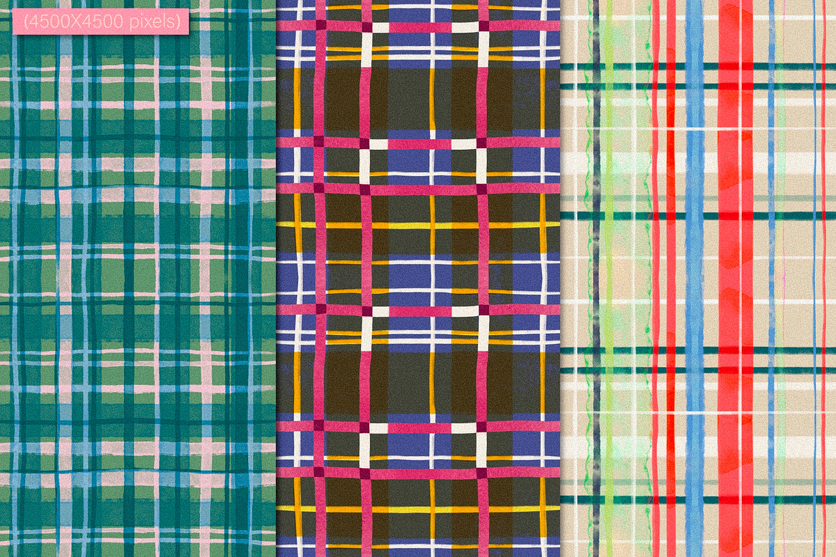 Checkered patterns, a Pattern Graphic by Twisted Tail