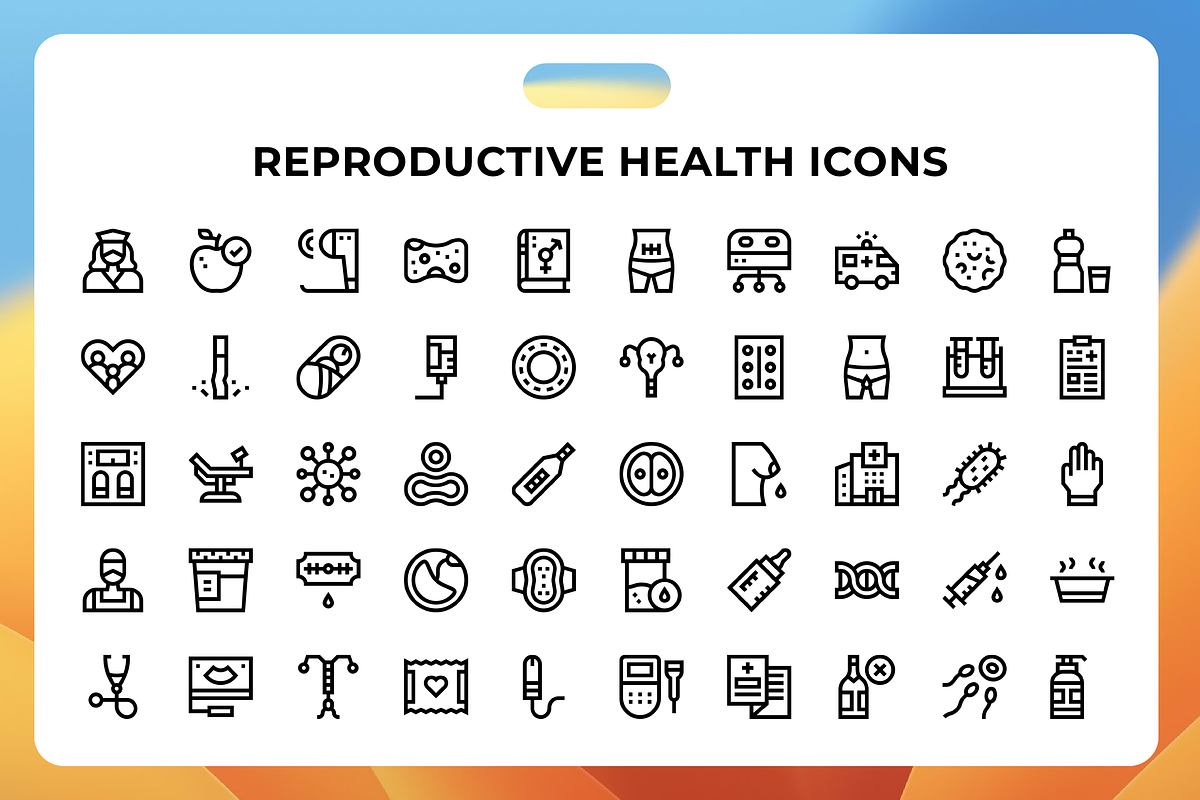 Reproductive Health Icons, an Icon by Wencory