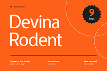 Devina Rodent Sans Serif Font