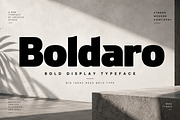 Boldaro – Bold Display Typeface, a Slab Serif Font by Wow Magic (Thumbnail 1 of 5)