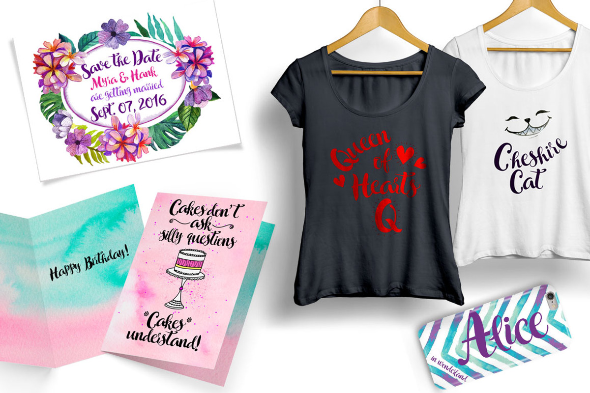 Wonderland Script + Vector Set preview 4