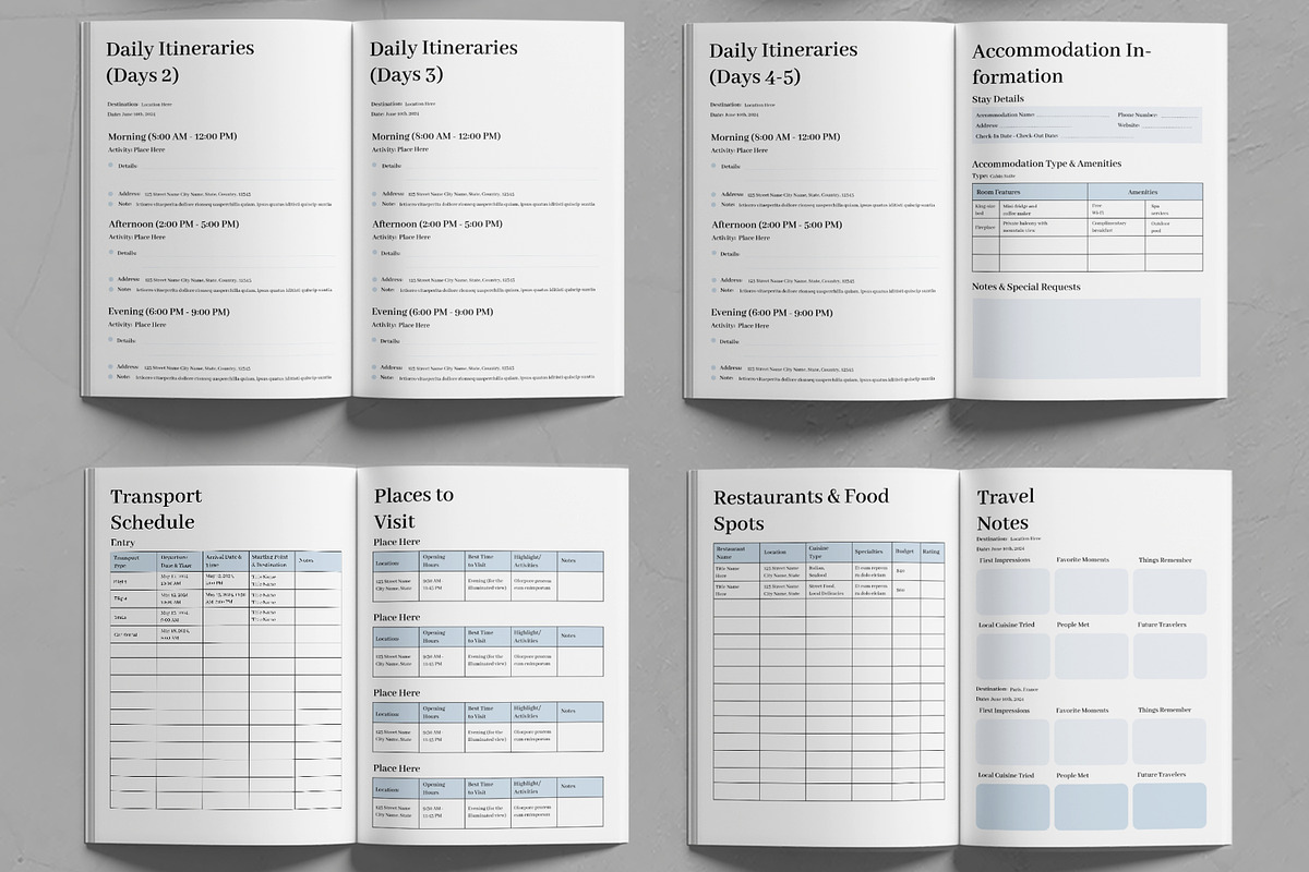 Trip Itinerary Planner preview 3