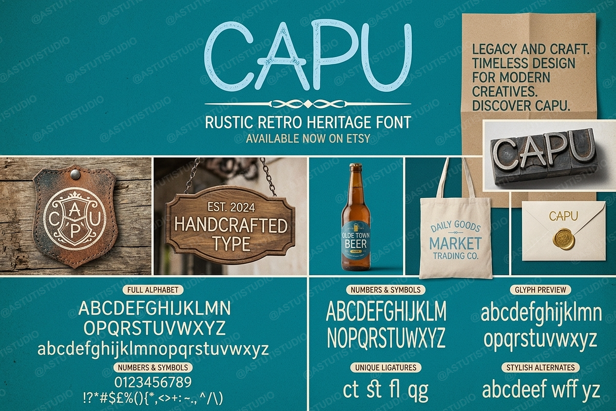 Capu - Modern Luxury Serif Font, a Serif Font by Astuti Studio (Photo 11 of 16)