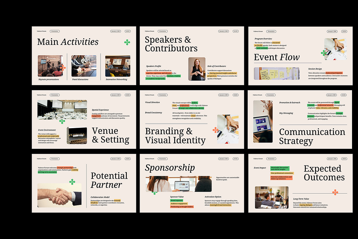 VALENCE | Event Proposal GoogleSlide, a Presentation Template by Neermana (Photo 4 of 4)