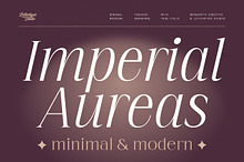 Imperial Aureas a Minimal Serif