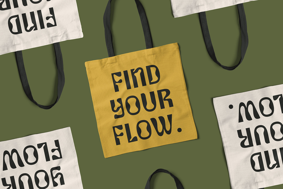CS Tropica – Psychedelic Font, a Sans Serif Font by Craft Supply Co. (Photo 6 of 8)