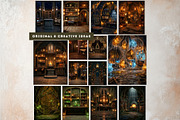The Lantern Guild Backdrops, a Background Graphic by ThatsDesignArt (Thumbnail 5 of 13)