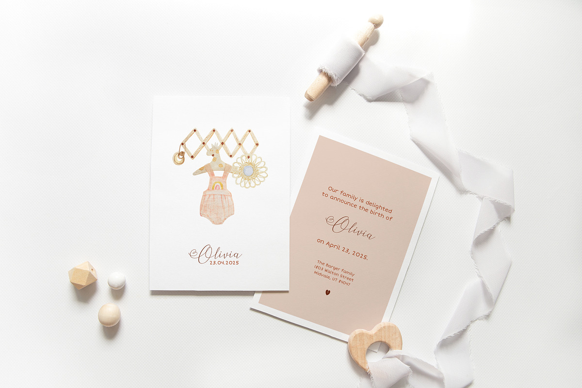 Baby Shower Mockup Bundle, a Product Mockup by ILoveMockupDesign (Photo 8 of 10)