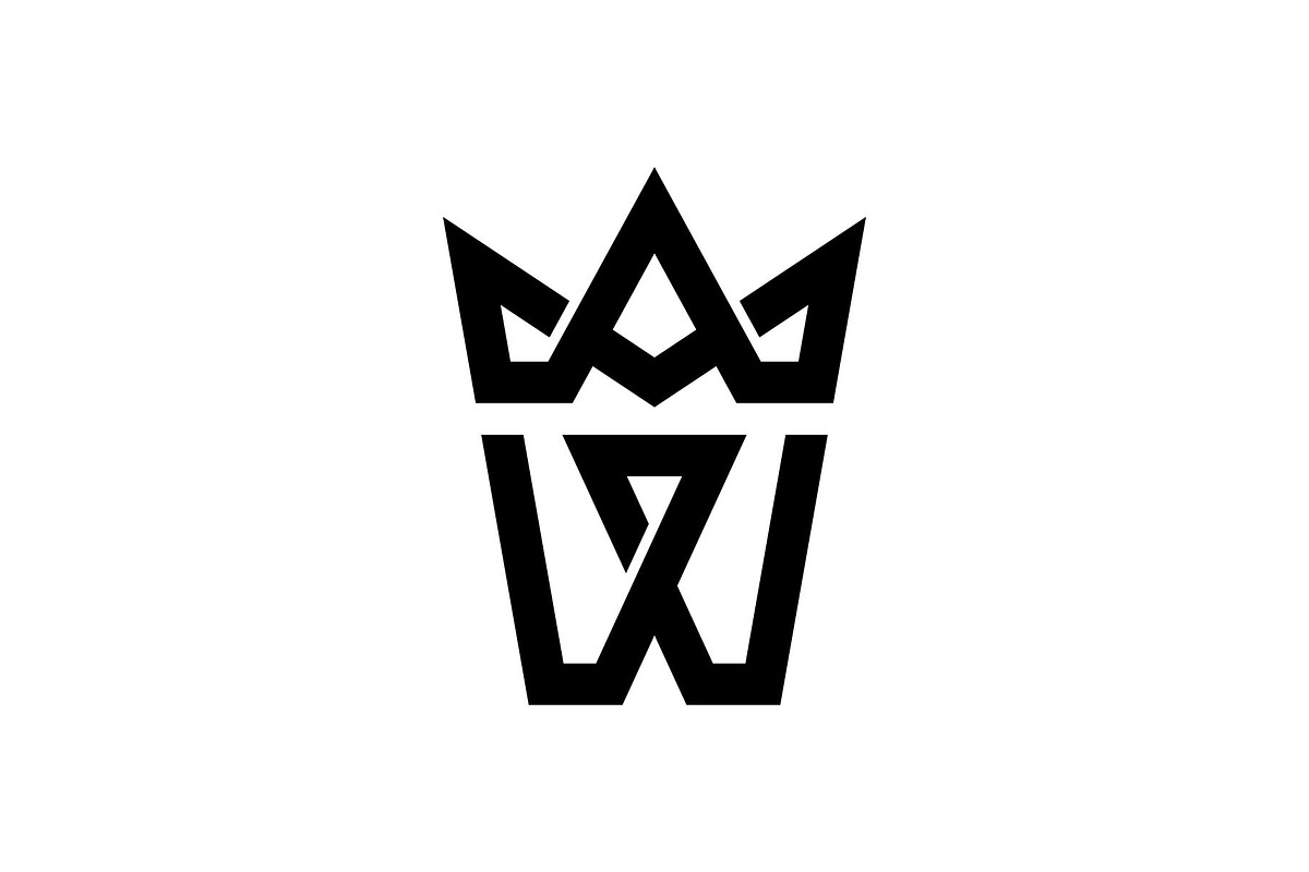 W Initial with Crown Logo Template, a Branding & Logo Template by Buqancreative (Photo 1 of 2)