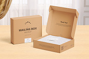 Shipping | Mailing Box Mock-up, a Cups & Container Mockup by WebAndCat (Thumbnail 9 of 16)