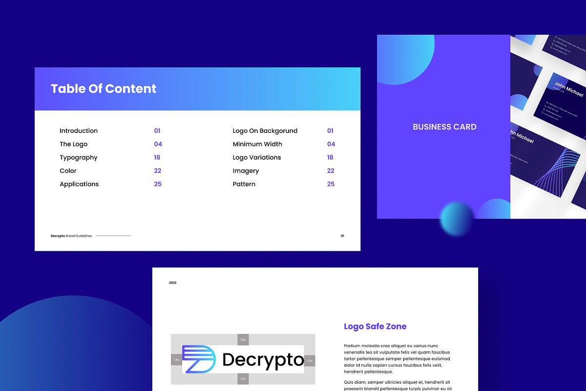 Decrypto Brandguidelines, a Presentation Template by Rukuru Studio (Photo 2 of 7)