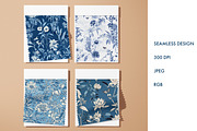 Chinoiserie Botanical Patterns, a Pattern Graphic by Ninterints (Thumbnail 10 of 10)