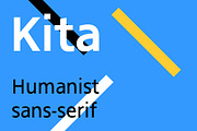 Kita - Humanist sans-serif typeface, a Sans Serif Font by linorusso (Thumbnail 1 of 9)