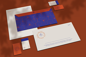 Stationery Set Mockup, an Advertising Mockup by skybluecreative
