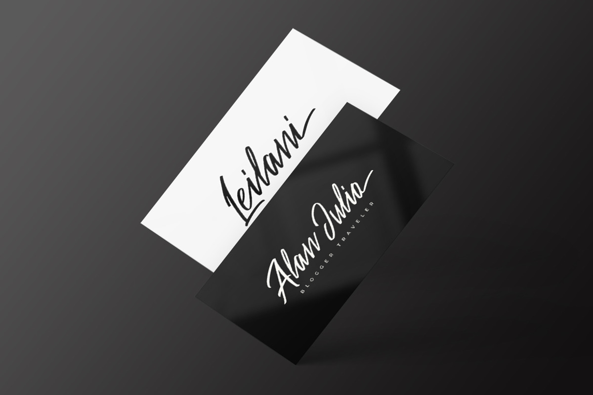 Sakoda Signature Font preview 5