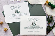 Pine Tree Wedding Suite, an Invitation Template by BlueRobinDesignShop (Thumbnail 5 of 5)