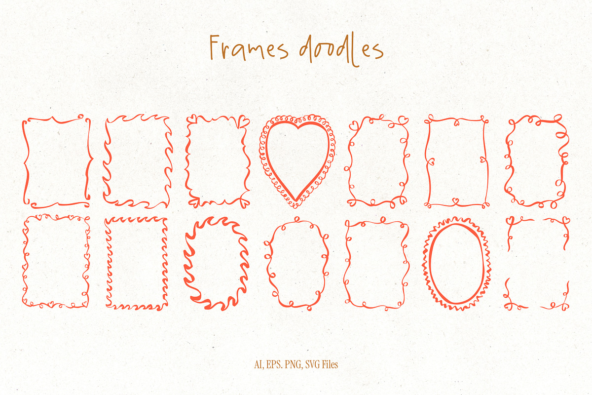 Whimsical love and wedding doodles, an Object Graphic by DesignThatMatters (Photo 9 of 11)