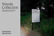 Woods Collection Sign Mockup 2, a Product Mockup by By Beyond (Thumbnail 1 of 4)