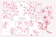 Blossom. Watercolor collection., a Pattern Graphic by oKOLOstyle (Thumbnail 3 of 6)