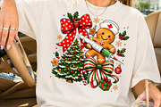 Cute Christmas Gingerbread Nurse PNG, a Seasonal Illustration by Rose Art (Thumbnail 2 of 4)