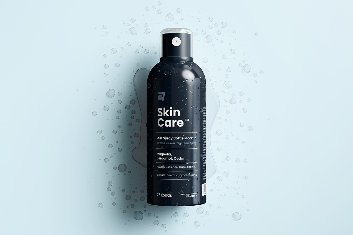 Skincare Mist Spray Bottle 2 Mockup, a Packaging Mockup by Artnivora.Std (Photo 1 of 5)