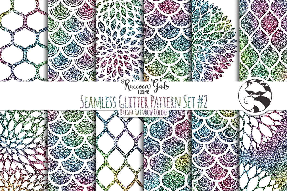 Seamless Glitter Pattern #2 br, a Pattern Graphic by RaccoonGirl Design (Photo 1 of 3)