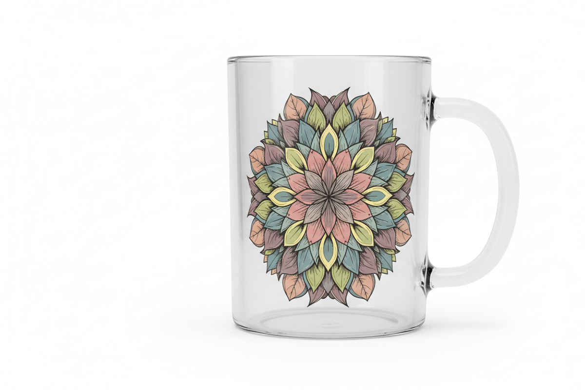 Boho Mandala Floral Art, an Illustration by Gfx_Store (Photo 2 of 3)