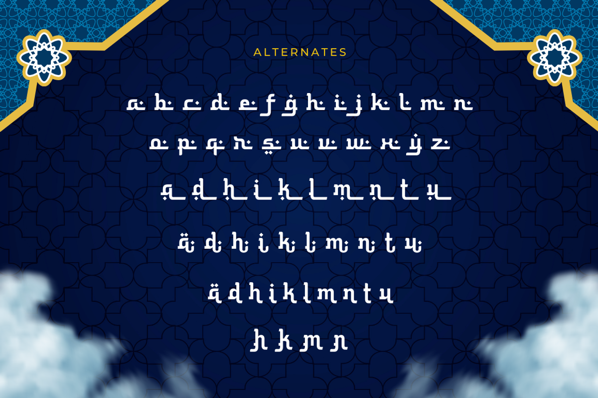 Thariqah – Arabic Font Style, a Script Font by Sronstudio (Photo 12 of 12)