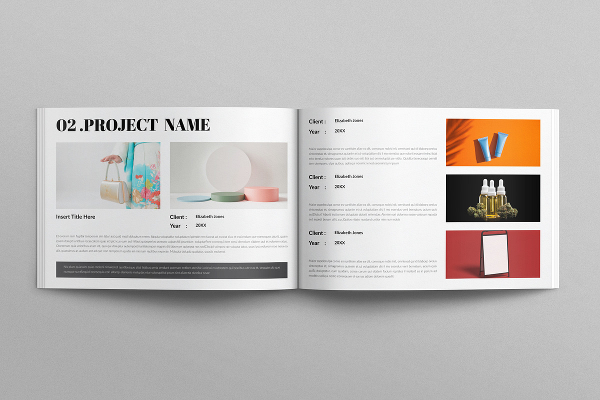 Graphic Design Portfolio Landscape, a Brochure Template by E-Type (Photo 4 of 12)