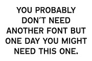 Cut & Shave Hand Drawn Vintage Font, a Sans Serif Font by Off The Rack © (Thumbnail 3 of 6)
