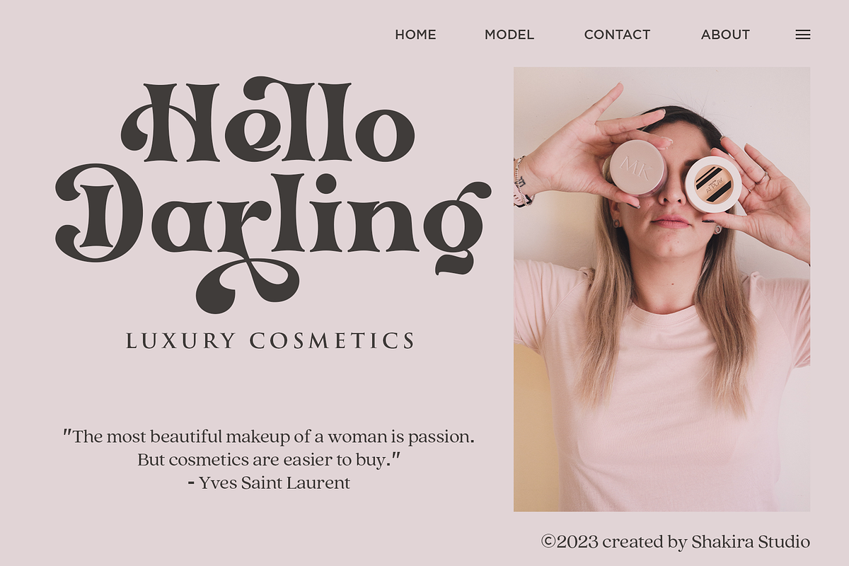 Aminah - Modern Retro Serif, a Serif Font by Shakira Studio (Photo 7 of 11)