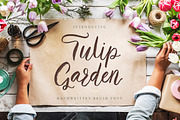 Tulip Garden Script., a Script Font by Red Ink (Thumbnail 1 of 9)