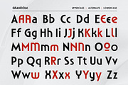 Grandom - Bold Modern Art Deco Font, a Sans Serif Font by Typia Nesia (Thumbnail 10 of 11)
