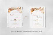 Bohemian Dried Foliage Wedding Suite, an Invitation Template by BlueRobinDesignShop (Thumbnail 15 of 17)