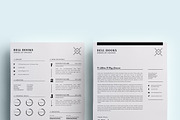 Minimal Designer Resume Template /CV, a Resume Template by Resume21 (Thumbnail 2 of 5)