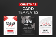 Christmas Card Templates, a Card Template by illycreative (Thumbnail 1 of 6)