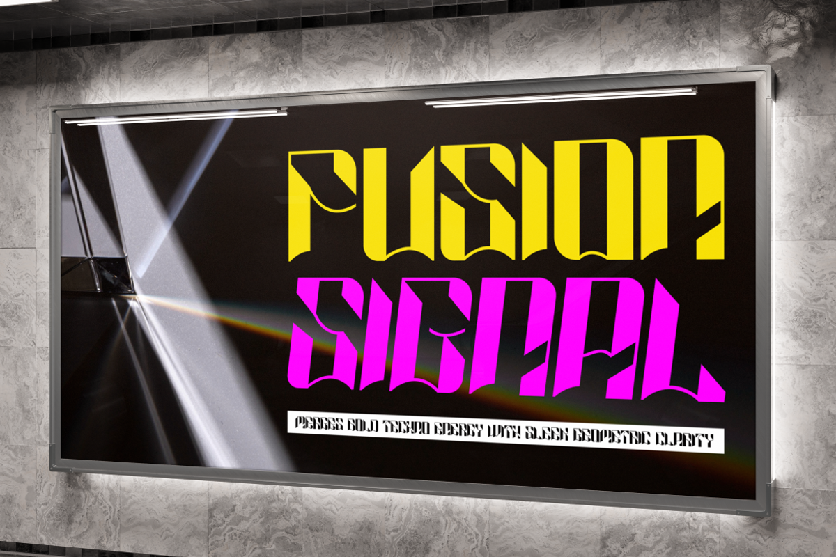 Cosmic Network Techno Font, a Font by PutraCetol Studio (Photo 4 of 5)