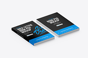 Half Letter Soft Cover Book Mockup, a Books & Magazine Mockup by SimplDesign (Thumbnail 11 of 13)