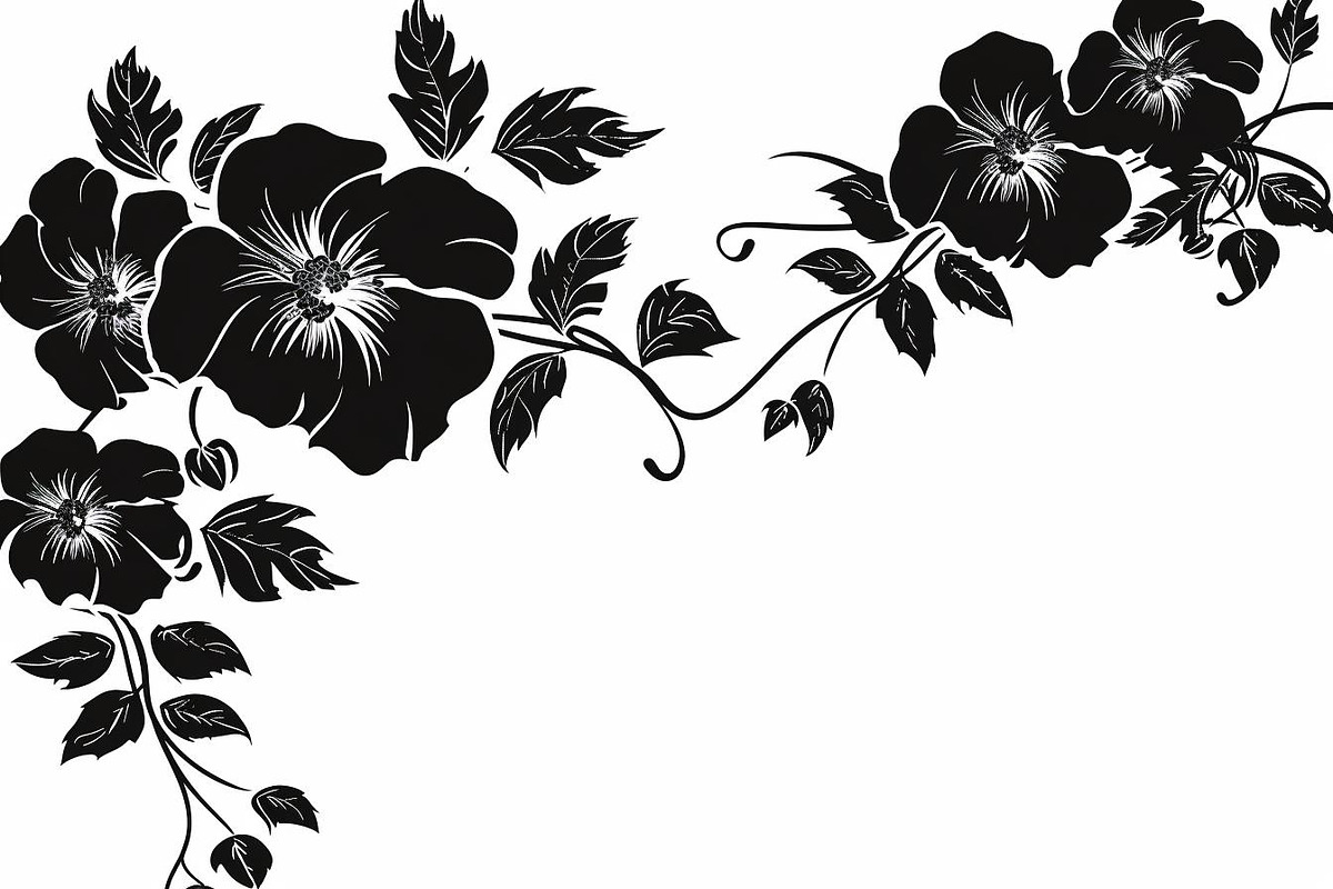 Floral Frame Border Laser Cut Bundle, a Graphic by Creativeshirt (Photo 1 of 11)