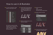 Layered font set 3D Bulb lamp, a Sans Serif Font by popskraft (Thumbnail 6 of 16)